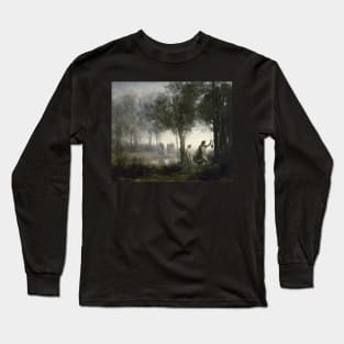 Camille Corot - Orpheus Leading Eurydice From The Underworld Long Sleeve T-Shirt